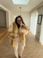 Load image into Gallery viewer, Golden island rare fur coat
