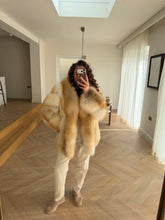 Load image into Gallery viewer, Golden island rare fur coat
