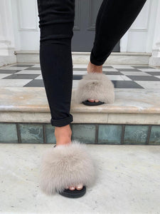 Fox Fur Sliders