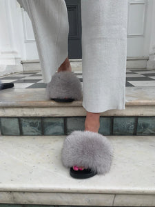 Fox Fur Sliders