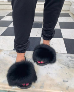 Fox Fur Sliders