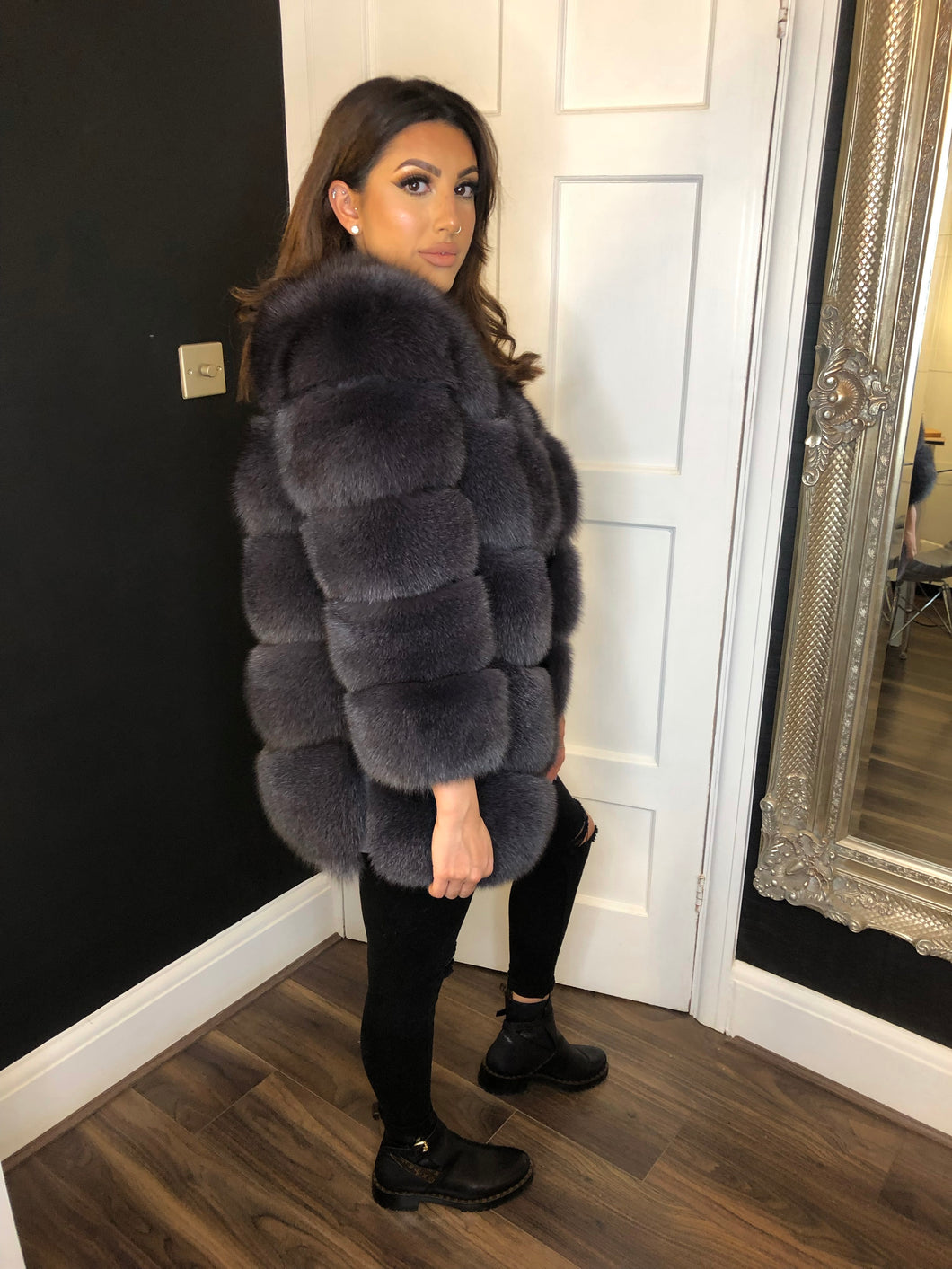 The zoe full fur coat