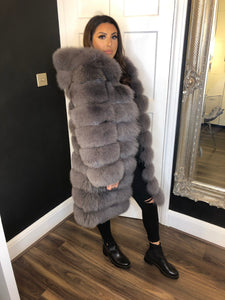 MULTI style fur coat