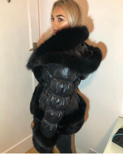 Load image into Gallery viewer, Millie trim fur Down Coat
