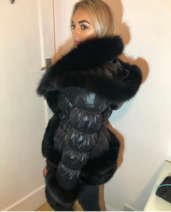 Millie trim fur Down Coat