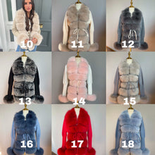 Load image into Gallery viewer, Fur detail cardigan
