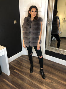 MULTI style fur coat