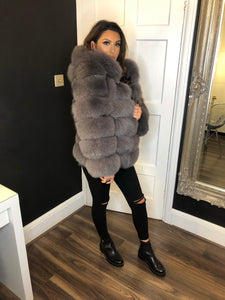 MULTI style fur coat